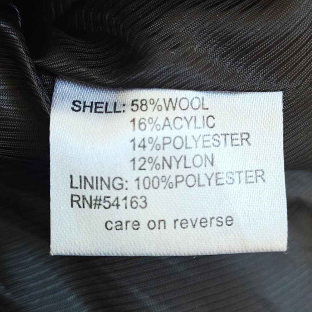 CALVIN KLEIN Tweed Trench Coat - Picture 11 of 11